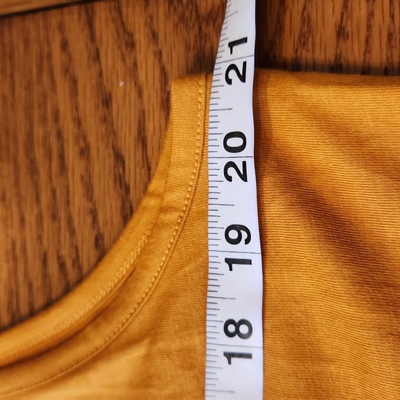 NWT, Michael Kors, Women's Top, Size XL, Mustard Color - Picture 8 of 11